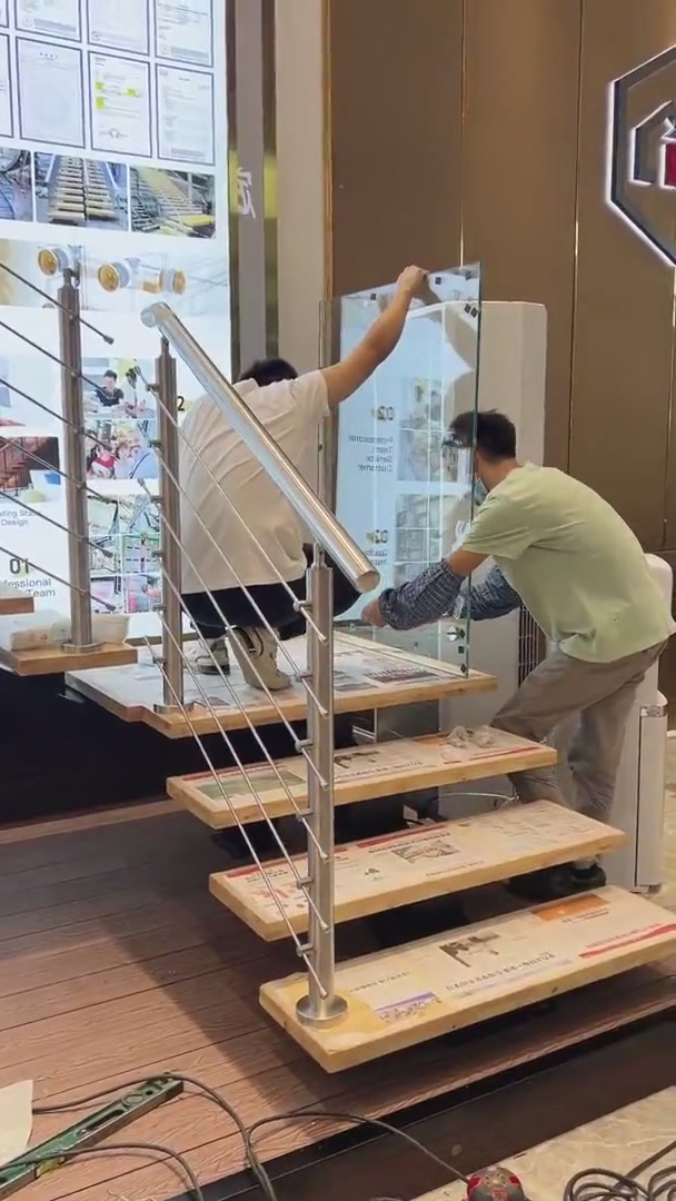How to Install Floating Staircase & Stainless Spiral Stairs?