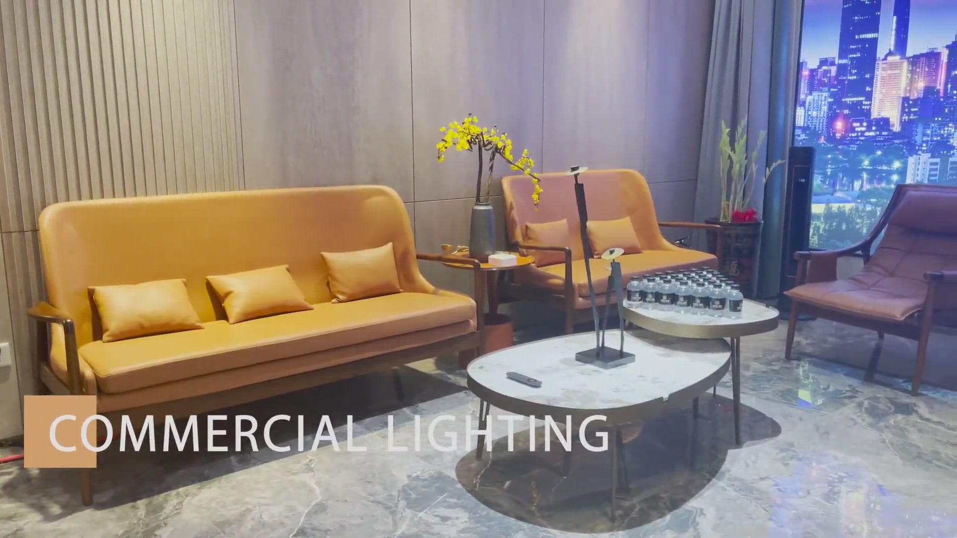 Modern Commercial Lighting Design Idea