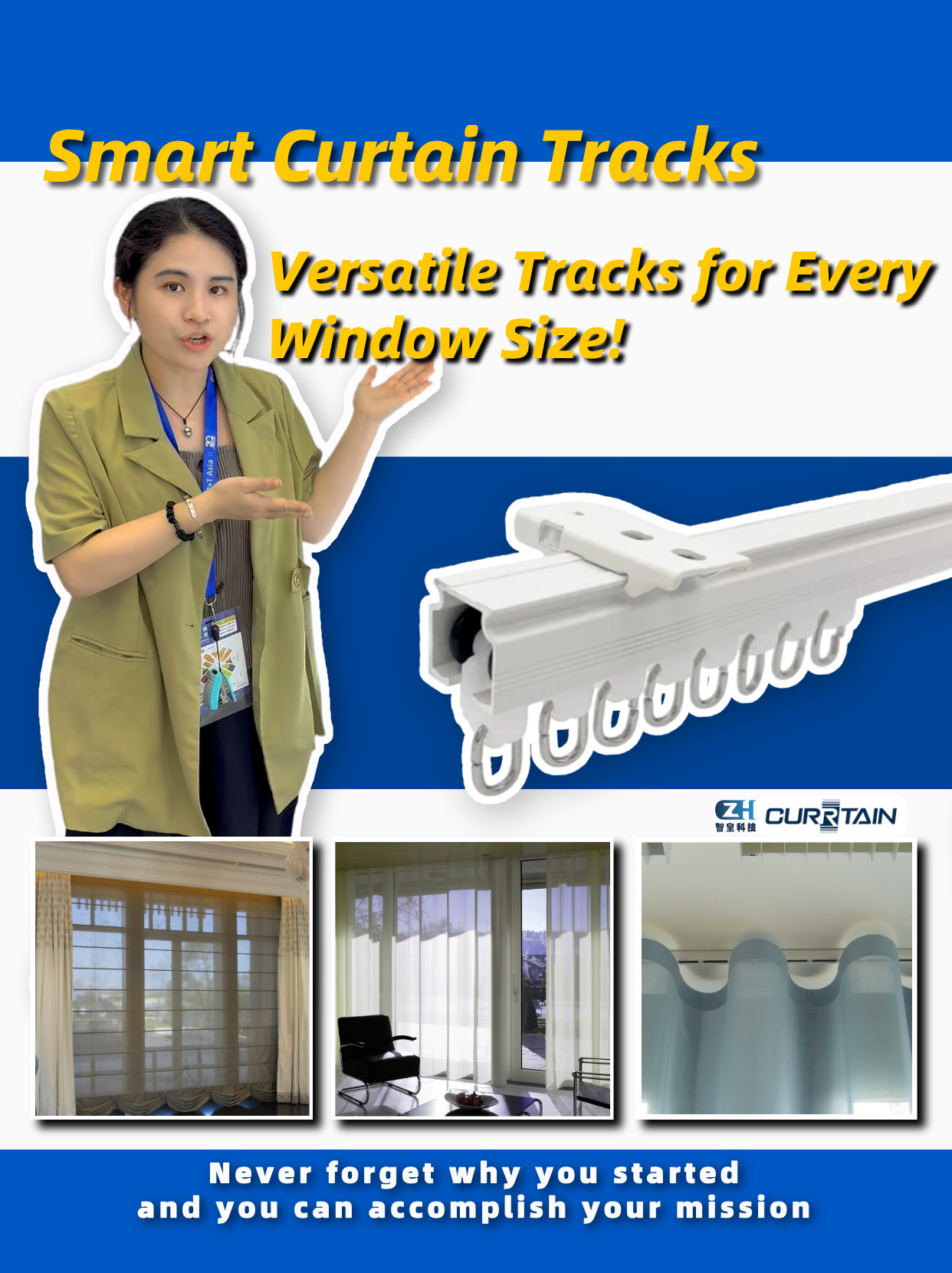 Round Window Tracker Versatile Tracks for Every Window Size!