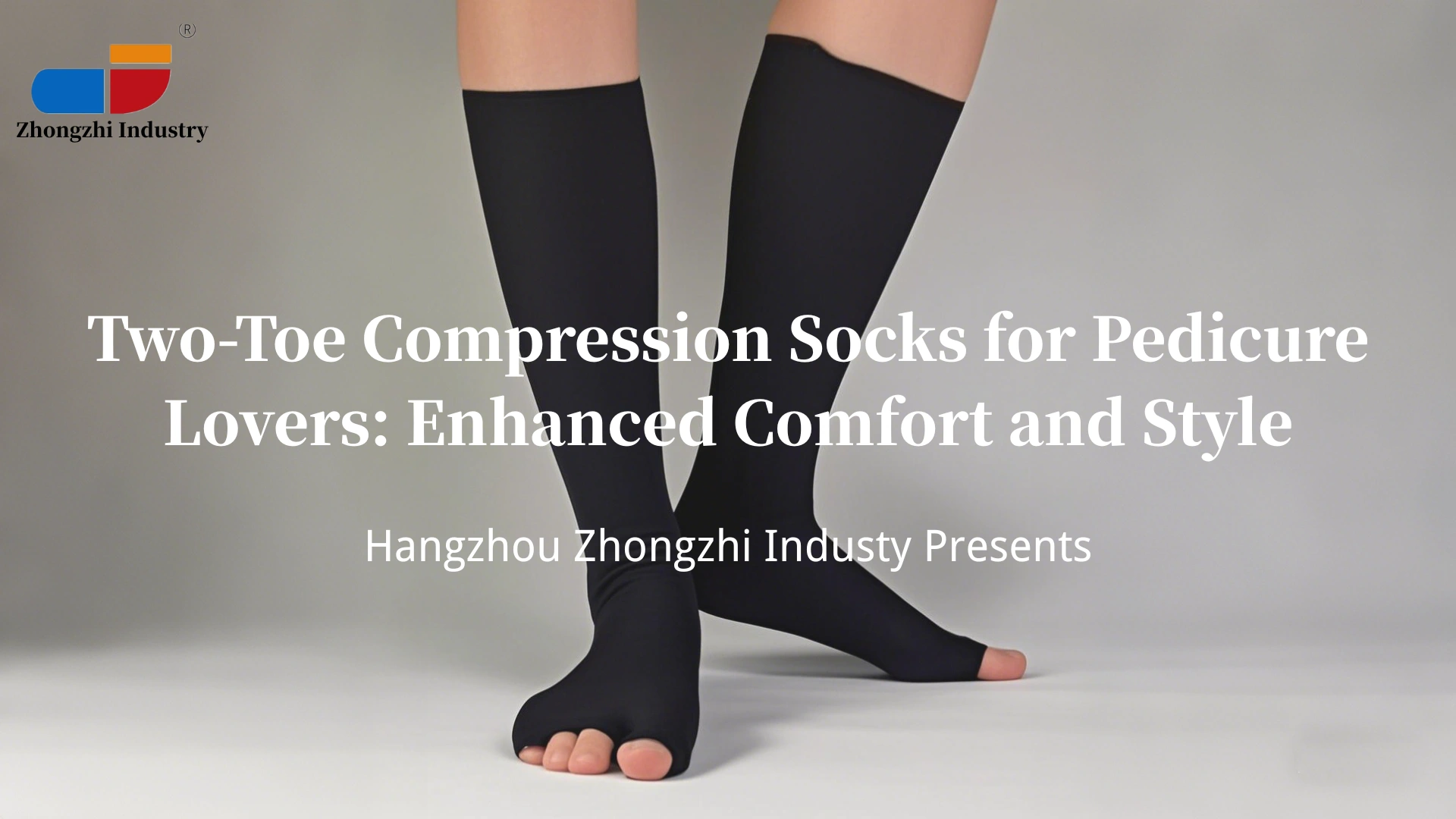 Two-Toe Compression Socks for Pedicure Lovers Enhanced Comfort and Style