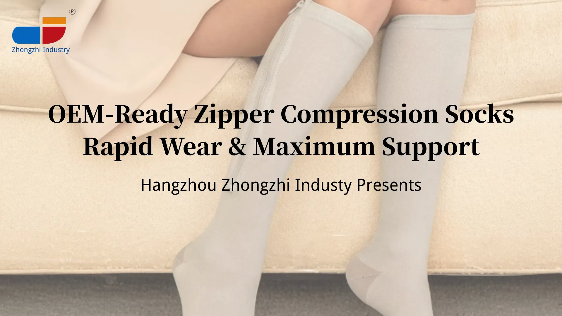 OEM-Ready Zipper Compression Socks Rapid Wear & Maximum Support