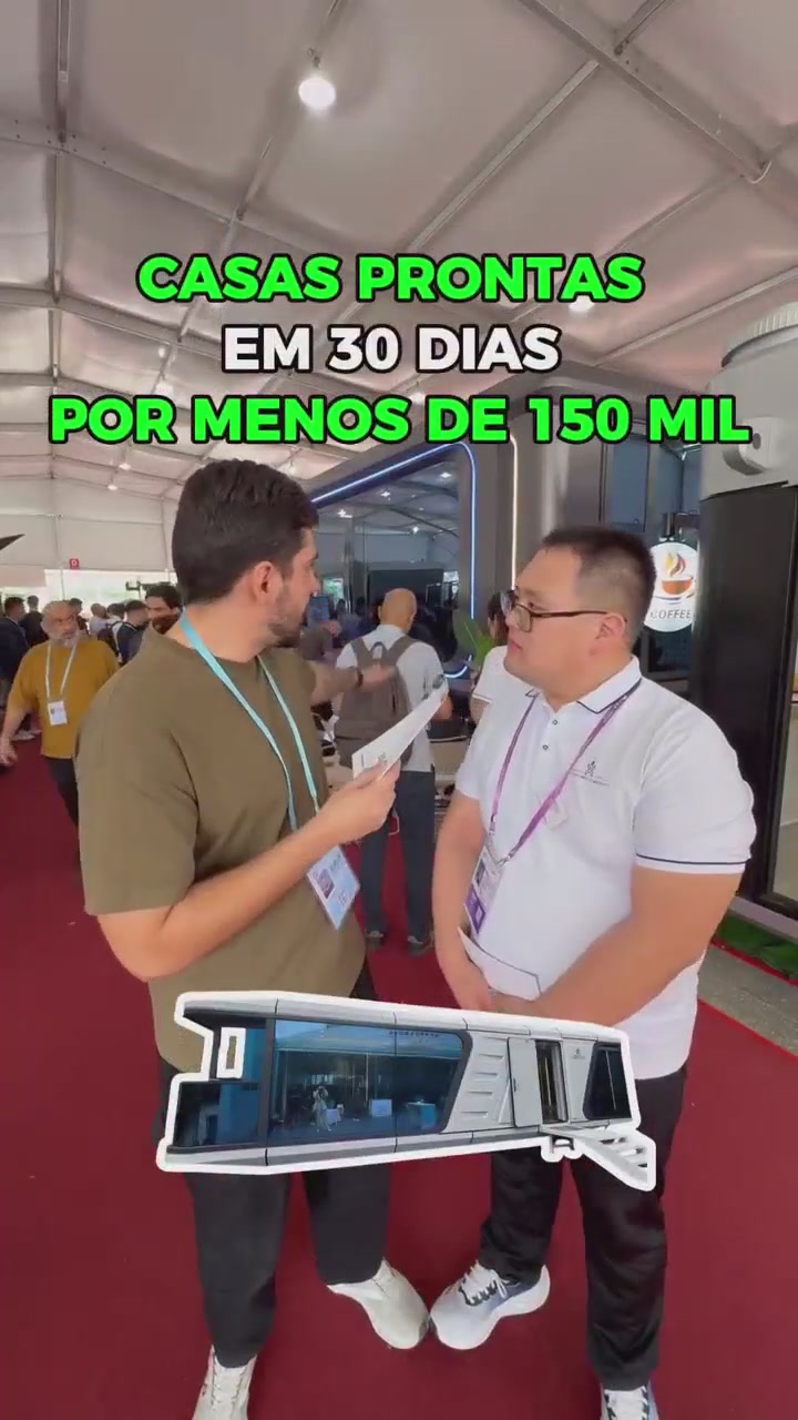 Guto Lannaro Explores Luban Cabin at the Canton Fair Guto Lannaro Explores Luban Cabin at the Canton Fair