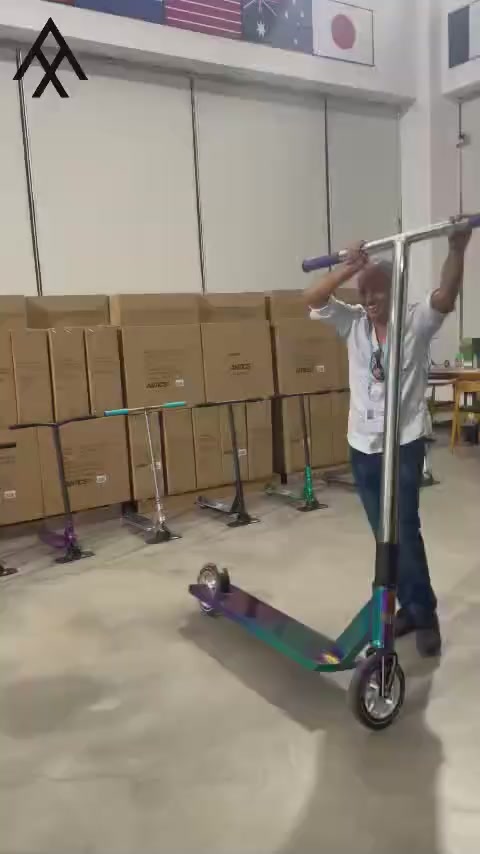 Giant Trick Scooter in Action | AIXI Scooter Custom Manufacturing Excellence
