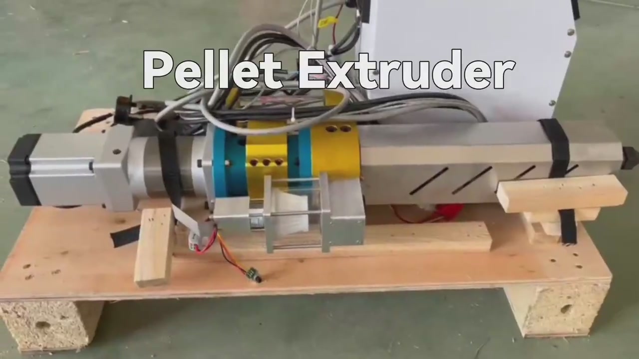 High-Output Pellet Extruder for 3D Printing